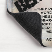 Rustikal sei ein Bibelbuch Vers Mousepad (Ecke)