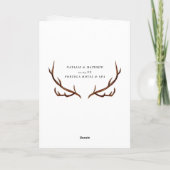 Rustikal sei meine Brautjungfrau Karte (Rückseite)