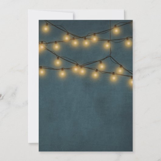 Rustikal | Sonnenblumenleuchten im Mauerglas 16 . Einladung (Rückseite)