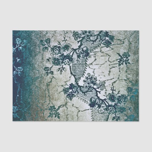 Rustikal, Spitzen, blumenreich, viktorianisch, got Seidenpapier (Vorderseite)