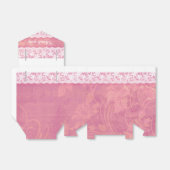 Rustikal staubige rosa Spitze Dank Geschenkboxen Geschenkschachtel (Ungefaltet)