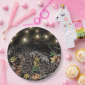 Rustikal + String Lights Jagd Camouflage Party Tel Pappteller (Party)