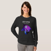 Rustikal Strong wie ein Wolf T-Shirt (Vorne ganz)