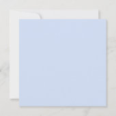 Rustikal und elegant Florals Gold Wedding Dusty Bl Einladung (Rückseite)