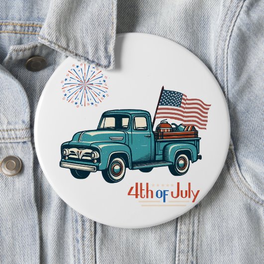 Rustikal/Vintag 4. Juli Button (Beispiel)