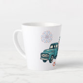 Rustikal/Vintag 4. Juli Milchtasse (Linke Ecke)