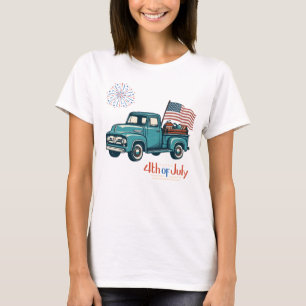 Rustikal/Vintag 4. Juli T-Shirt