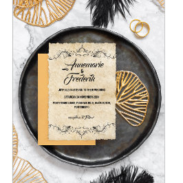 rustikal Vintag Einladung