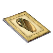 Rustikal Vintag Seashell Notizblock (Rechte Seite)