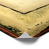 Rustikal Vintag Seashell Poster (Ecke)