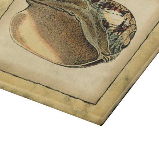 Rustikal Vintag Seashell Schneidebrett (Ecke)