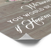 Rustikal, wenn der Himmel noch nicht so weit entfe Poster (Ecke)