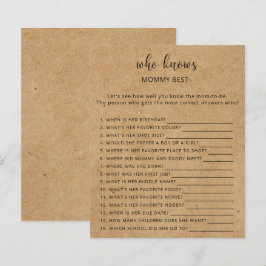 Rustikal - Wer kennt das beste Spiel der Mami