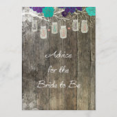 Rustikal Wie gut kennen Sie das Bride Game? (Rückseite)