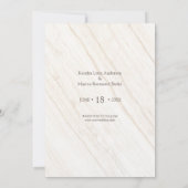 Rustikal Wir machen es Save the Date Foto Einladung (Rückseite)