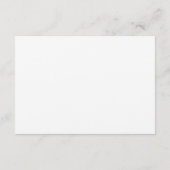 Rustikal wünschend gut modern. Kraft-Hochzeitseins Begleitkarte (Rückseite)