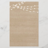 Rustikal würde sie lieber Brautparty Flyer (Hinten)