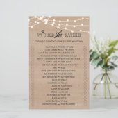 Rustikal würde sie lieber Brautparty spielen (Stehend Vorderseite)