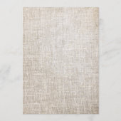 Rustikal-zart-akryllisch Menükarte (Rückseite)