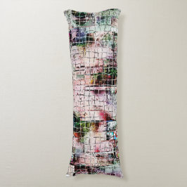 Rustikal zeichnend, bizarre, unter abstraktem Jute Seitenschläferkissen