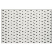 Rustikal Zeichnend Schwarzbär Stoff (Fat Quarter (45,7 x 55,9 cm))