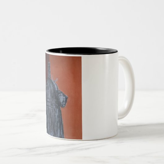 Rustikal zeichnend Tasse (VorderseiteRechts)