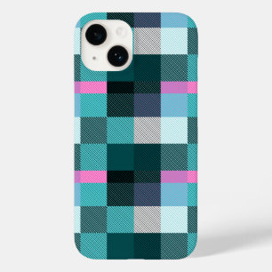 Rustikal zeitgenössisch Kariert Case-Mate iPhone 14 Hülle