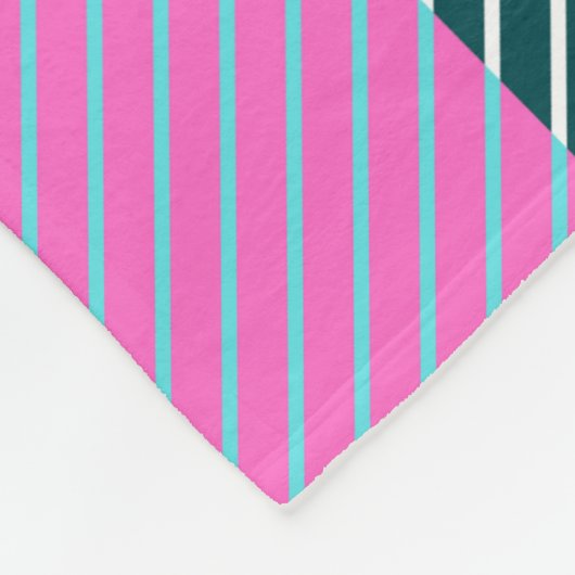 Rustikal zeitgenössisch Kariert Fleecedecke (Ecke)