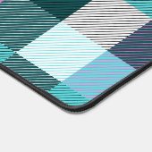 Rustikal zeitgenössisch Kariert Schreibtischunterlage (Ecke)