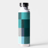 Rustikal zeitgenössisch Kariert Trinkflasche (Links)