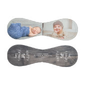 Rustikale 1. Father's Day Schrift 2 Foto Collage Baseball (Paneele)