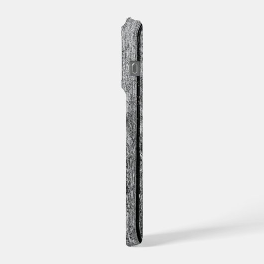 Rustikale 3 Foto Collage Black Planks iPhone Hülle (Linke Seite)