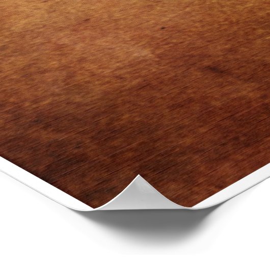 Rustikale 3D-Weltkarte zum Pergament-Effekt Poster (Ecke)