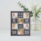 Rustikale 6 Foto Budget Abschluss Ankündigung (Stehend Vorderseite)