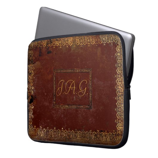 Rustikale Abdeckungs-viktorianischer Charme Laptopschutzhülle (Vorderseite Links)