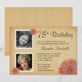 Rustikale Abenddämmerung 2 Foto Einladungen (Vorne/Hinten)