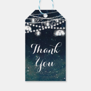 Rustikale Abendhimmel Mason Jar Lichter Favor Geschenkanhänger