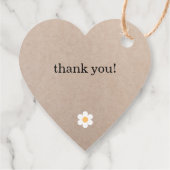 Rustikale Absicht, Hochzeit zu sein danke Geschenkanhänger (Rückseite)