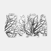 Rustikale Abstrakte Baumzweige in Schwarz und Weiß Geschenkschachtel (Ungefaltet)