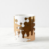 Rustikale Abstrakte Kunst Kaffeetasse (Mittel)