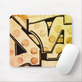 Rustikale Abstrakte Kunst Mousepad (Mit Mouse)