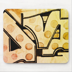 Rustikale Abstrakte Kunst Mousepad