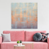 Rustikale Abstrakte Kunst Nr. 67 Leinwanddruck (Insitu (Wohnzimmer))