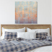 Rustikale Abstrakte Kunst Nr. 67 Leinwanddruck (Insitu (Schlafzimmer))