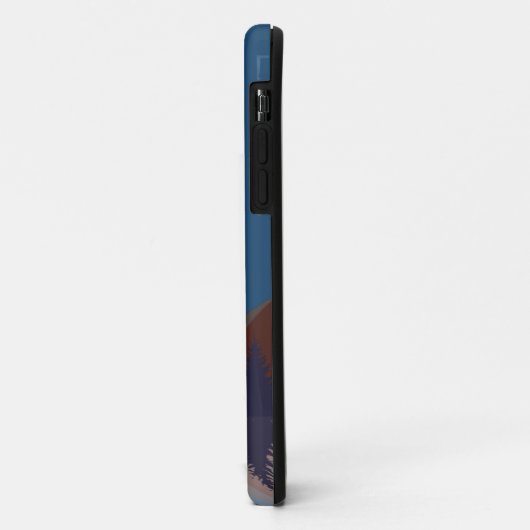 Rustikale Abstrakte Landschaft Forest Moon Reflekt Case-Mate iPhone Hülle (Hinten/Links)