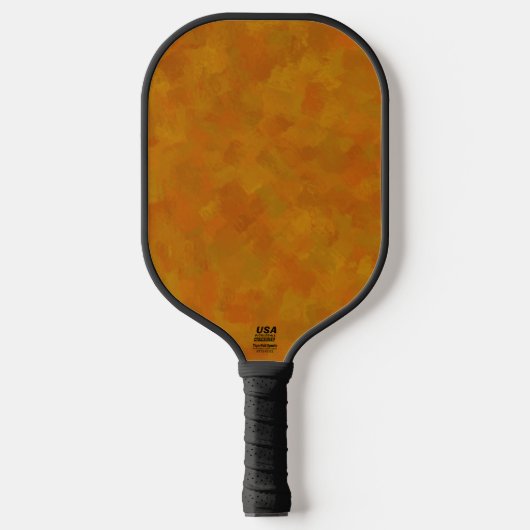 Rustikale Abstrakte moderne geometrische Kunst Pickleball Schläger (Vorderseite)