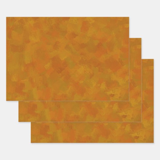 Rustikale abstrakte moderne zeitgenössische geomet geschenkpapier set (Set)