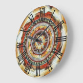 Rustikale Abstrakte Südwestmauer-Uhr Große Wanduhr (Winkel)