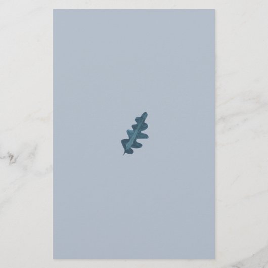 Rustikale Akorn-Blätter Hochzeit im Herbst Gästebu (Rückseite)