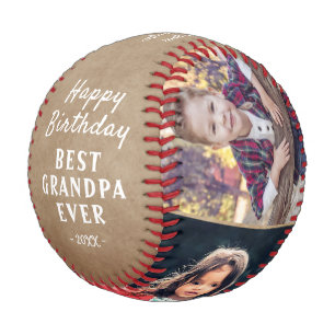 Rustikale Alles Gute zum Geburtstag Opa 3 Foto Col Baseball